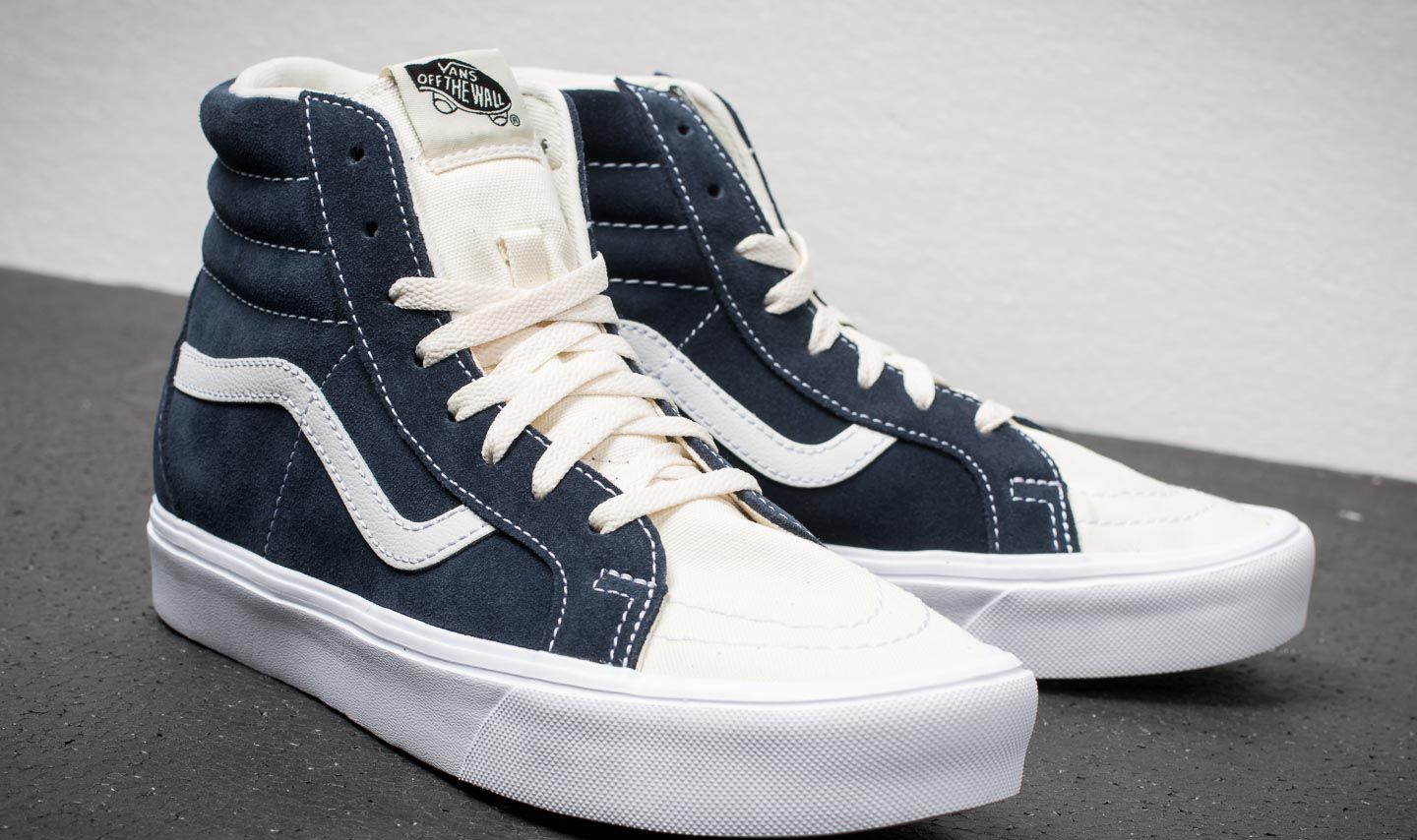Vans sk8 hi sale two tone