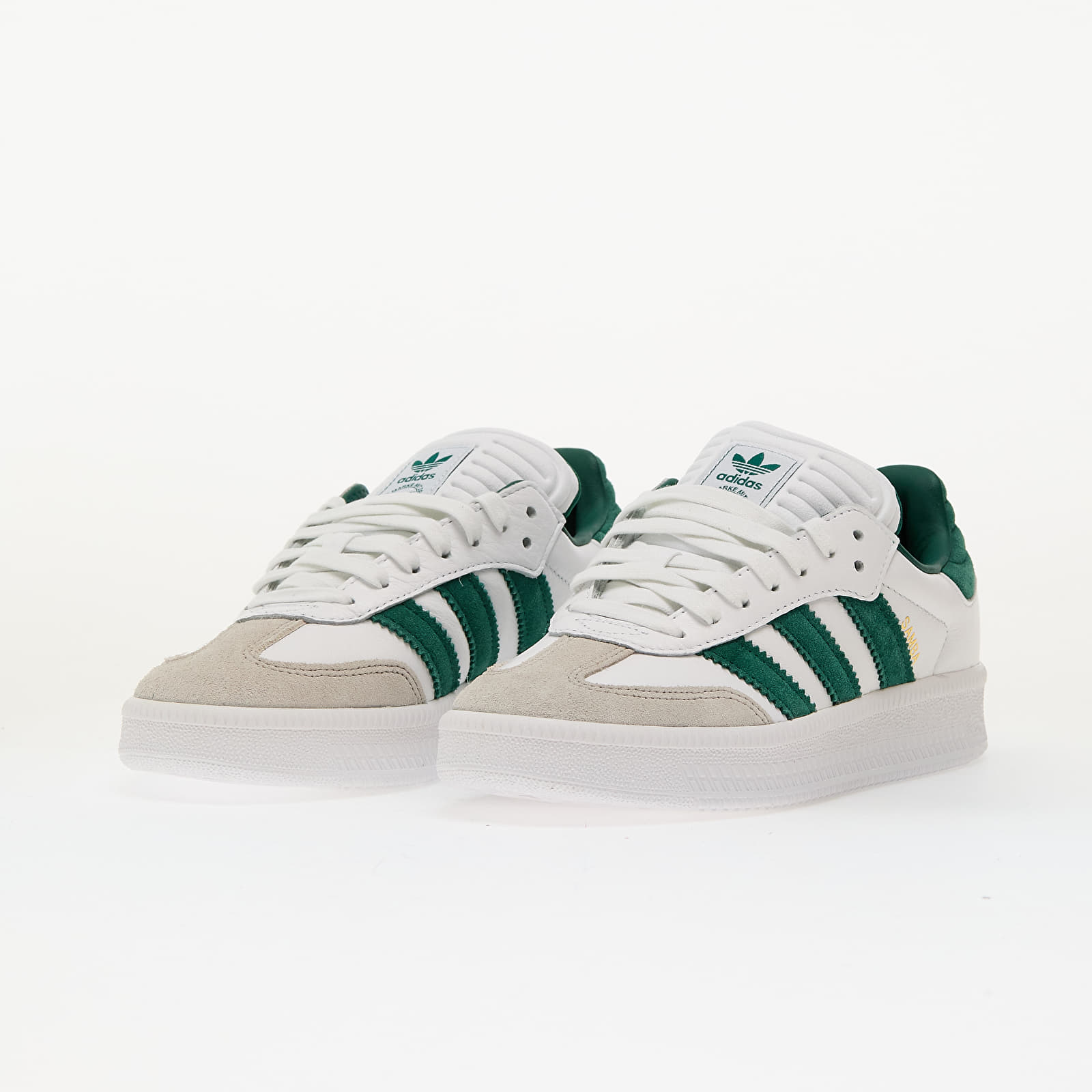 Pánské tenisky a boty adidas Samba Xlg Ftw White/ Collegiate Green/ Clear Granite
