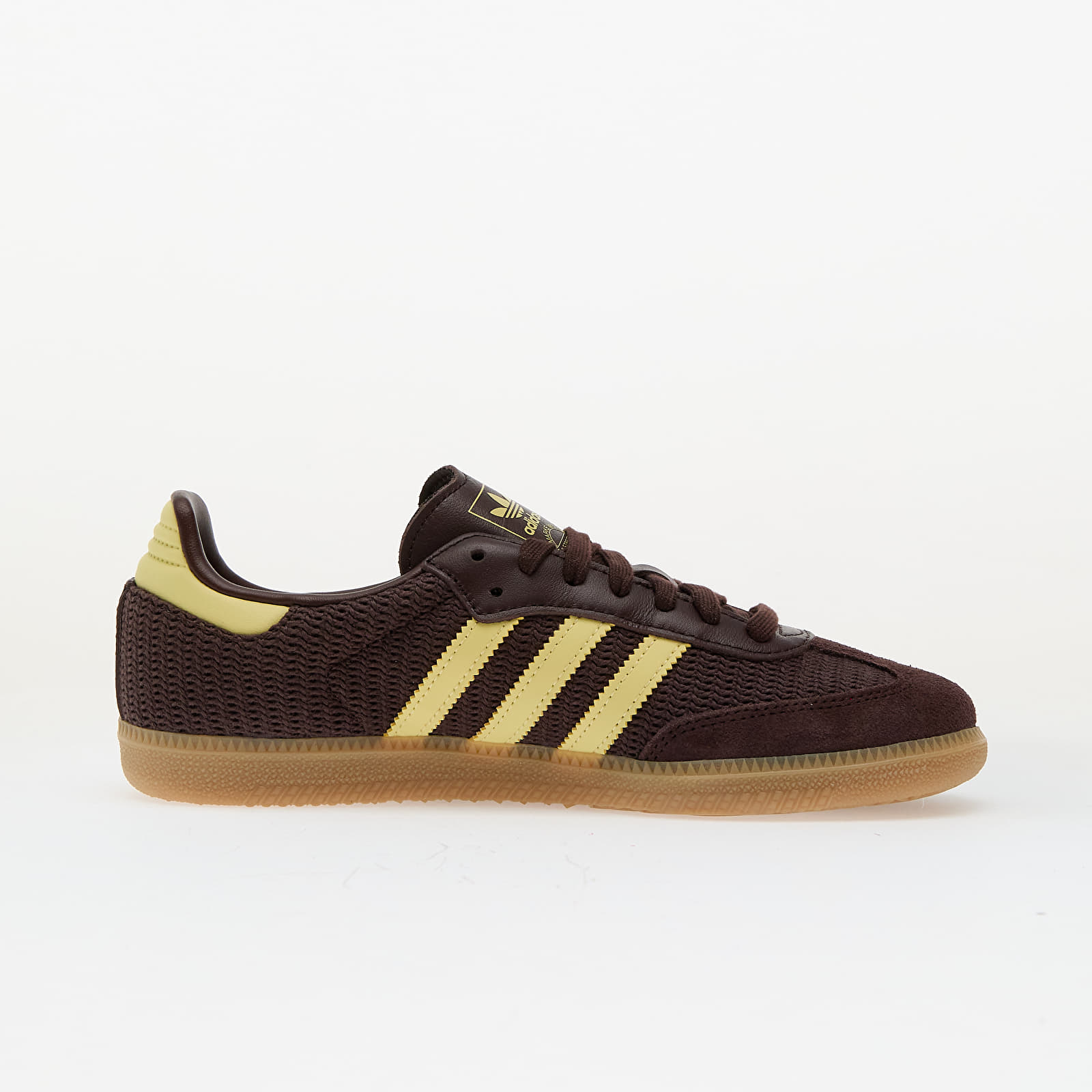 Dámské tenisky a boty adidas Samba Og W Shale Brown/ Power Yellow/ Gum