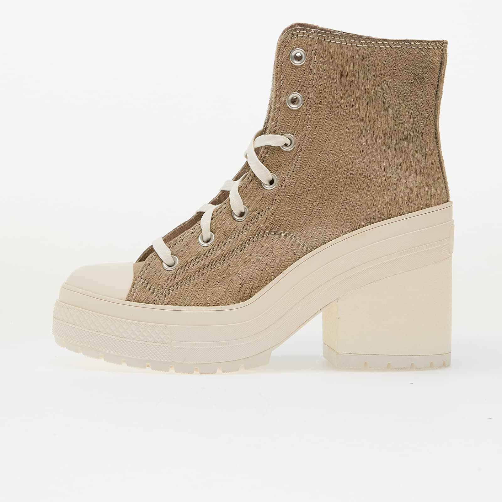 Dámské tenisky a boty Converse Chuck 70 De Luxe Heel Hi Warm Clay/ Egret