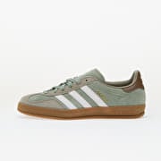 adidas Gazelle Indoor Silver Pebble/ Silver Green/ Ftw White