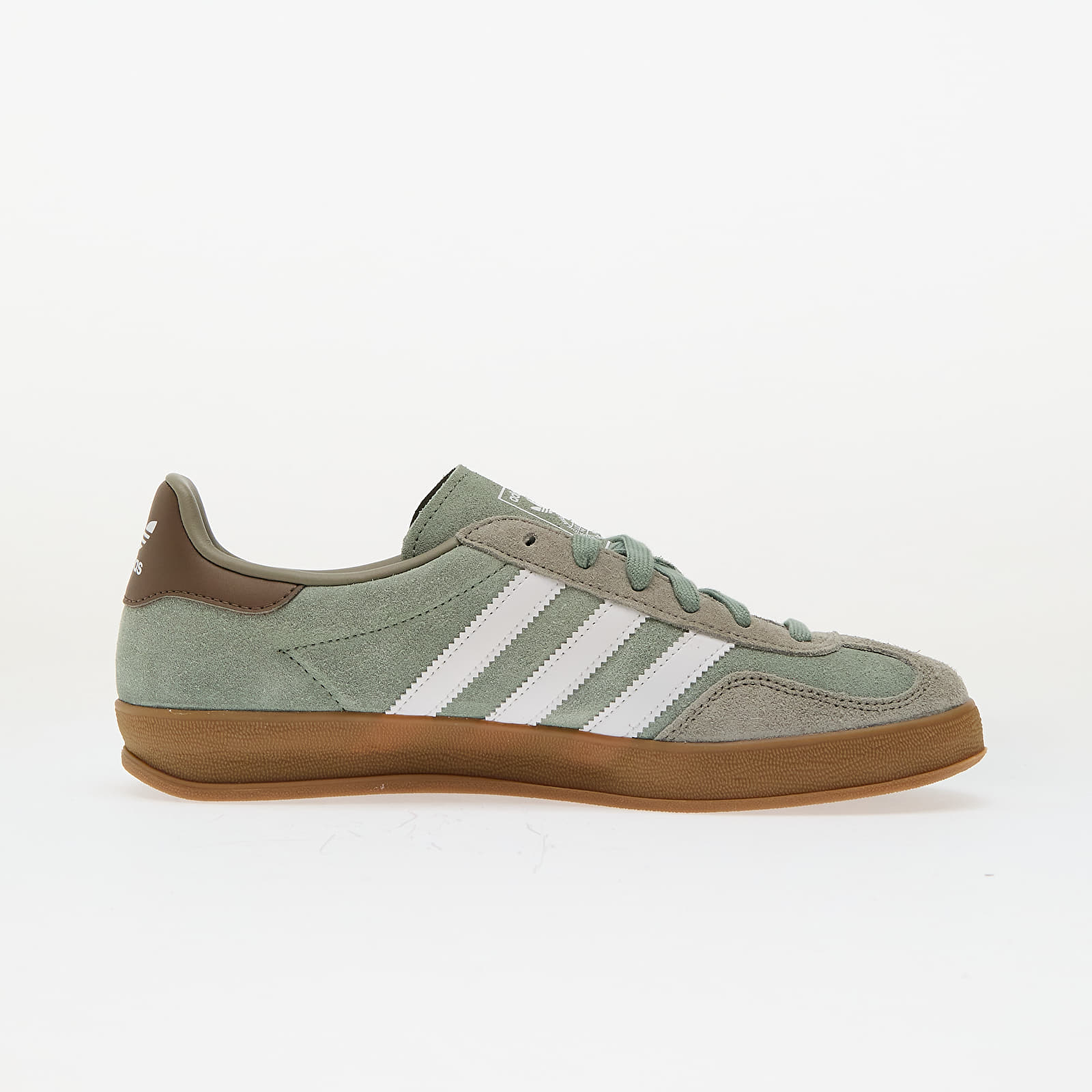 Men's shoes adidas Gazelle Indoor Silver Pebble/ Silver Green/ Ftw White
