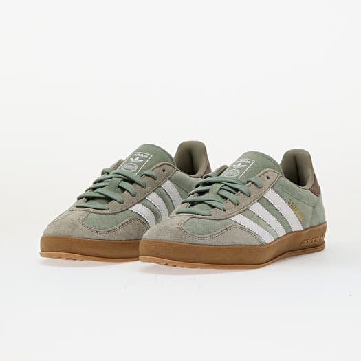 ★adidas★ガゼルインドア Silver Pebble Silver Green Buty męskie adidas Gazelle Indoor Silver Pebble/ Silver