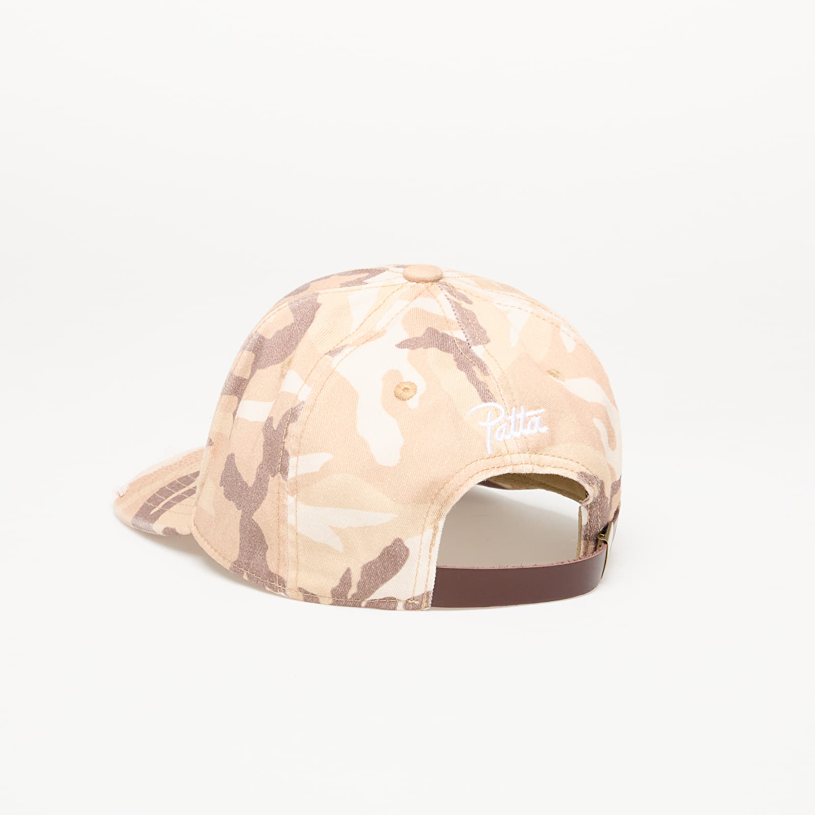 Czapki z daszkiem Patta Frayed Woodland Camo Sports Cap Sand Dollar