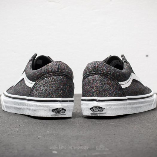 Vans authentic shop glitter rainbow black