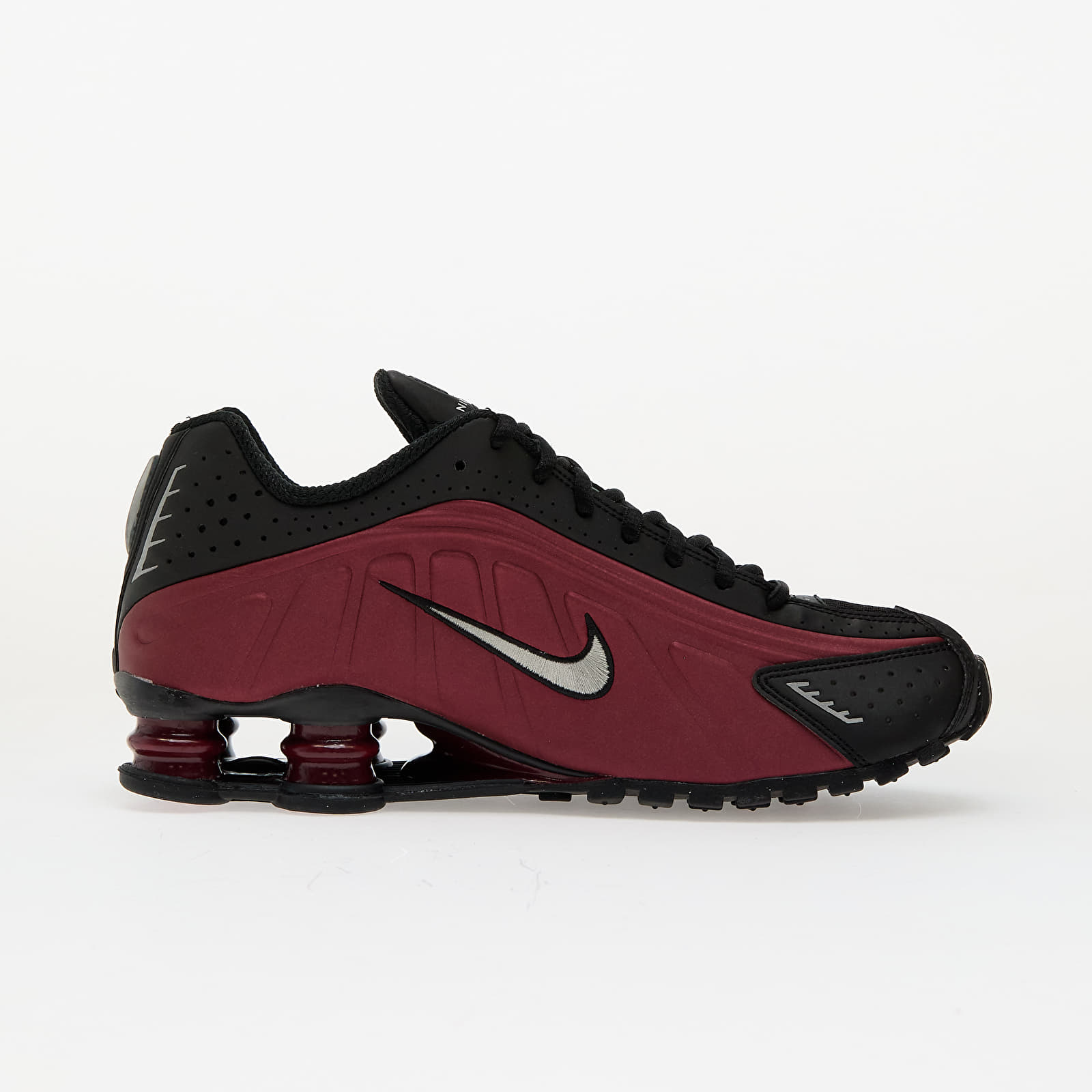 Dámské tenisky a boty Nike W Shox R4 Black/ Metallic Silver-Team Red
