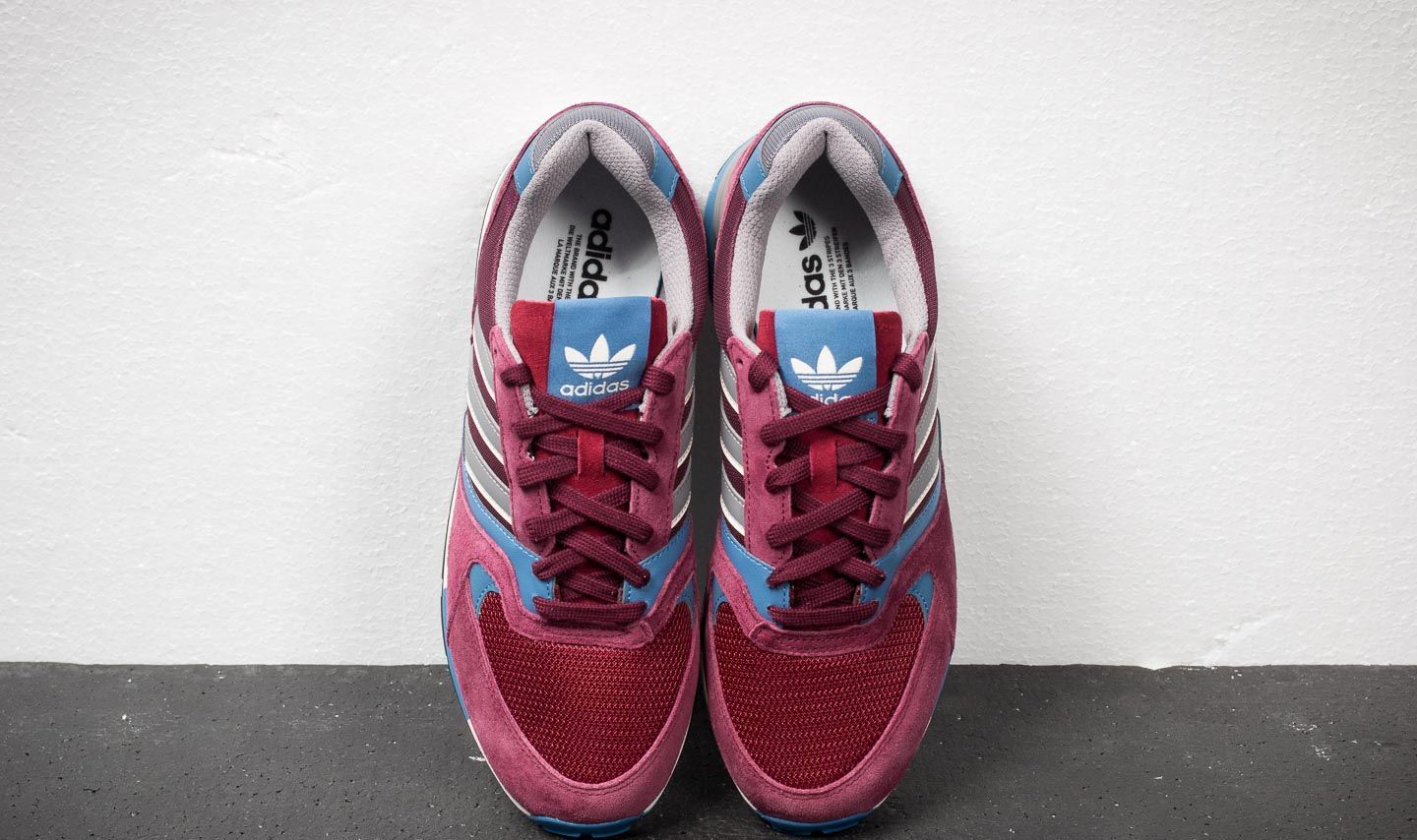 Herenschoenen adidas Quesence Maroon Trace Blue Core Black