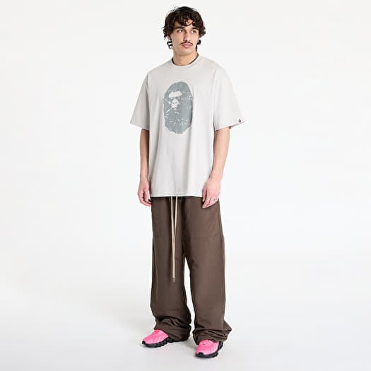 Men's T-shirts A BATHING APE Heavy Washed Ape Head Relaxed