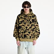 A BATHING APE 1St Camo Jacquard One Point Relaxed Fit Pullover Hoodie UNISEX Green