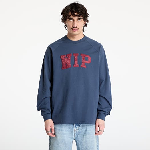 Tričko Carhartt WIP Longsleeve WIP T-Shirt UNISEX Dusky Blue/ Mulberry