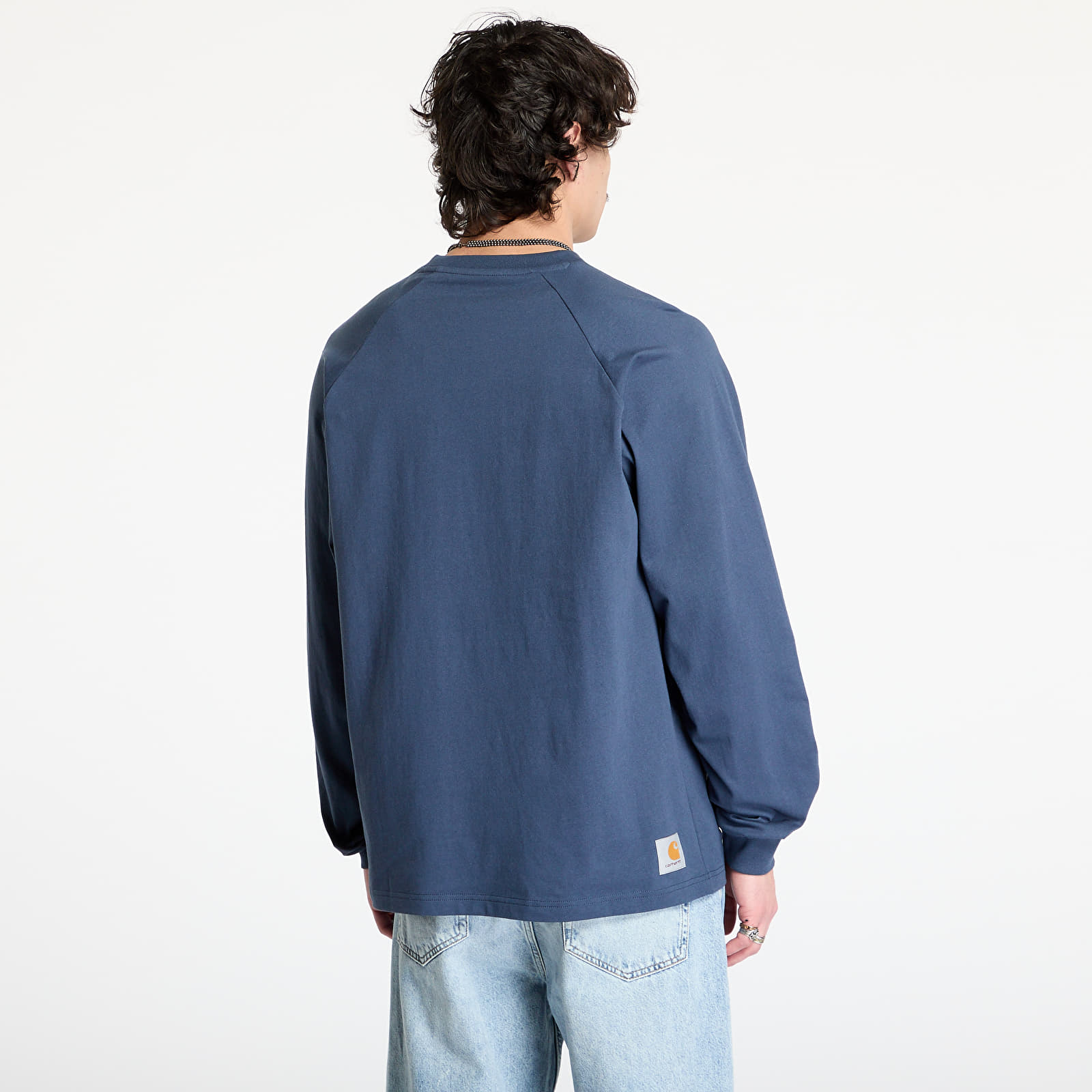 T-shirts Carhartt WIP Longsleeve WIP T-Shirt UNISEX Dusky Blue/ Mulberry