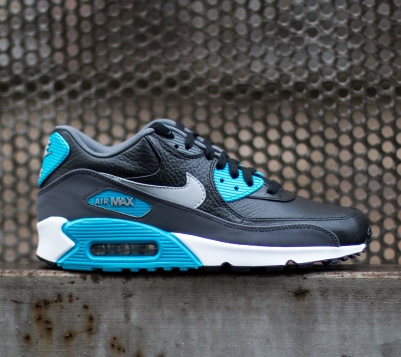 Batai Nike Air Max 90 Leather Black/Wolf Grey