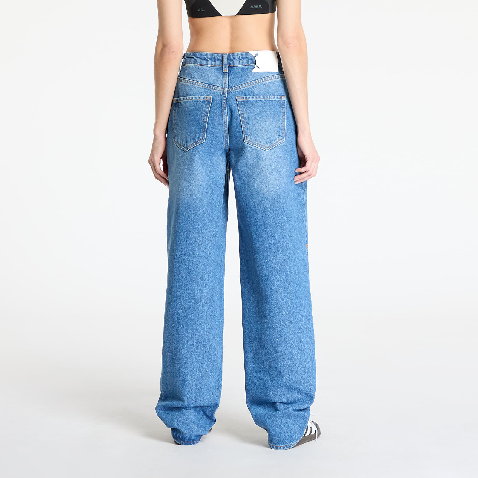 Pantaloni donna Daily Paper Asola Avery Pants Light Blue