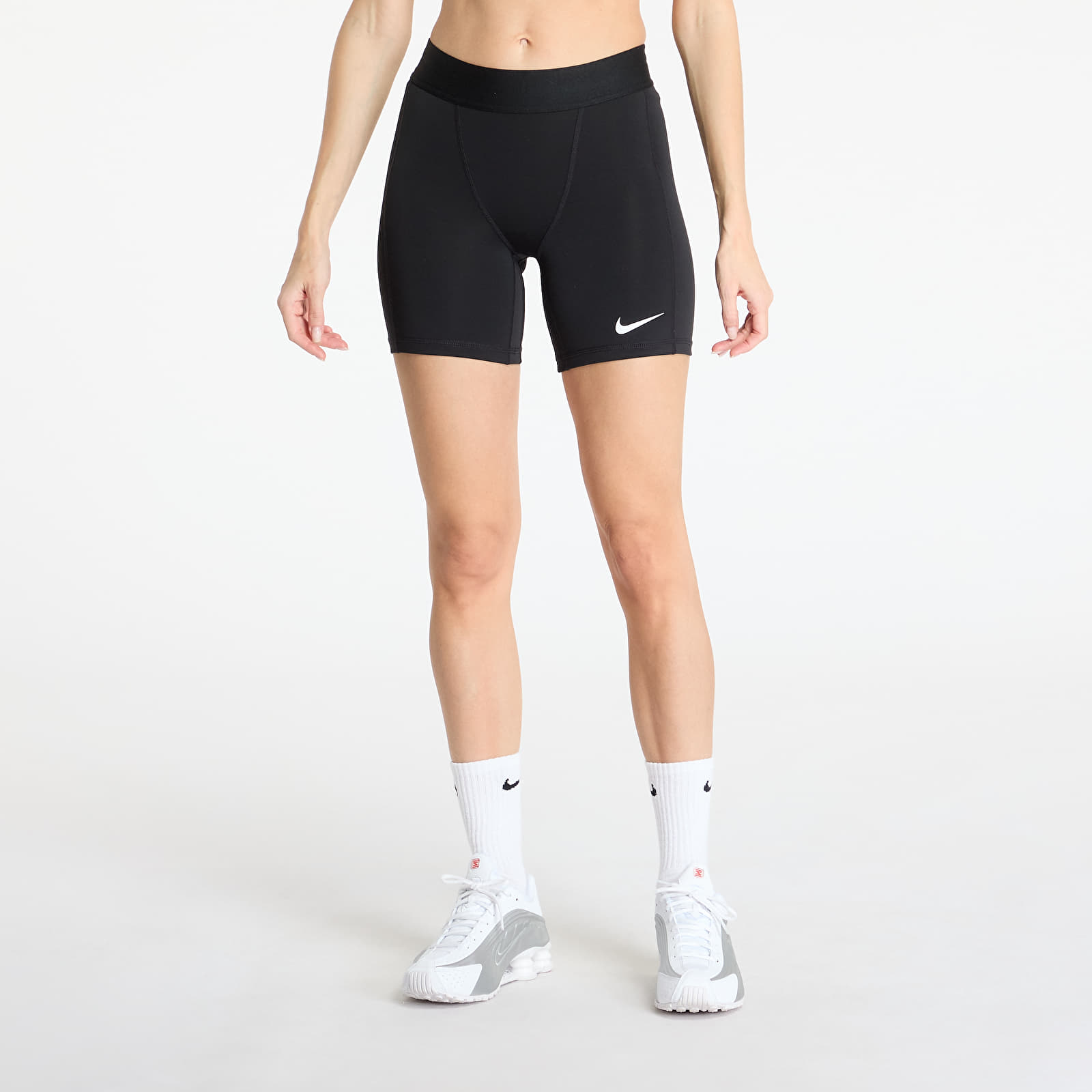 Šortky Nike Pro Leak Protections Shorts Women's 6in Soccer Shorts Black/ Black/ White