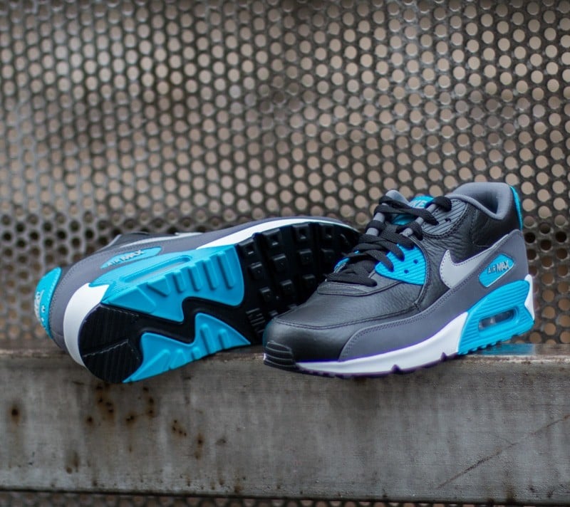 Batai Nike Air Max 90 Leather Black/Wolf Grey