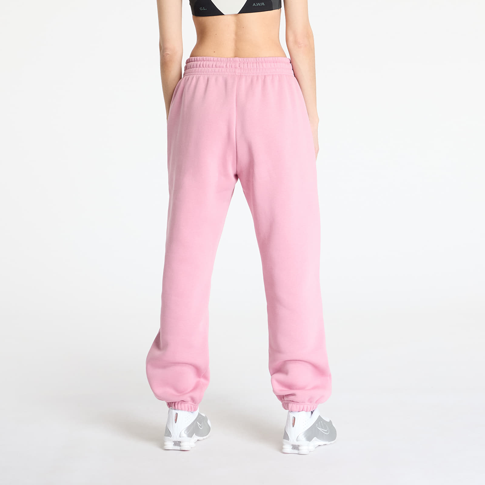 Tepláky Nike Sportswear Phoenix Fleece Women's High-Waisted Oversized Sweatpants Elemental Pink/ Sail