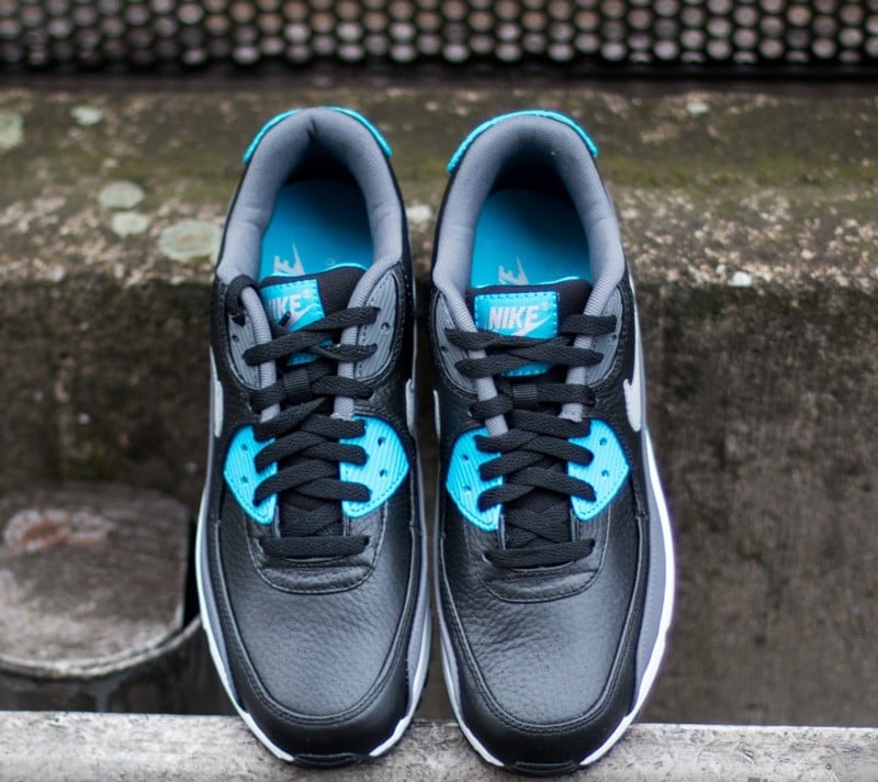 Batai Nike Air Max 90 Leather Black/Wolf Grey