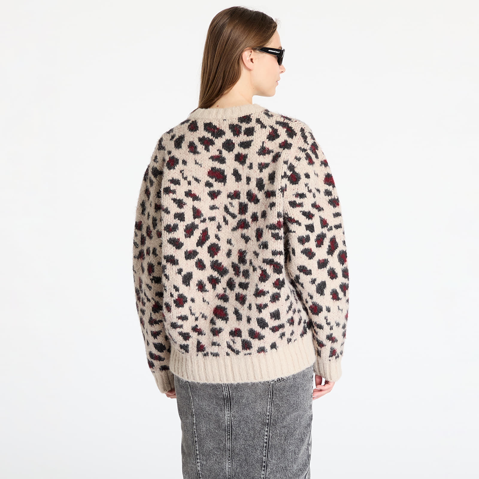Svetre Patta Leopard Brushed Knitted Sweater UNISEX Multi