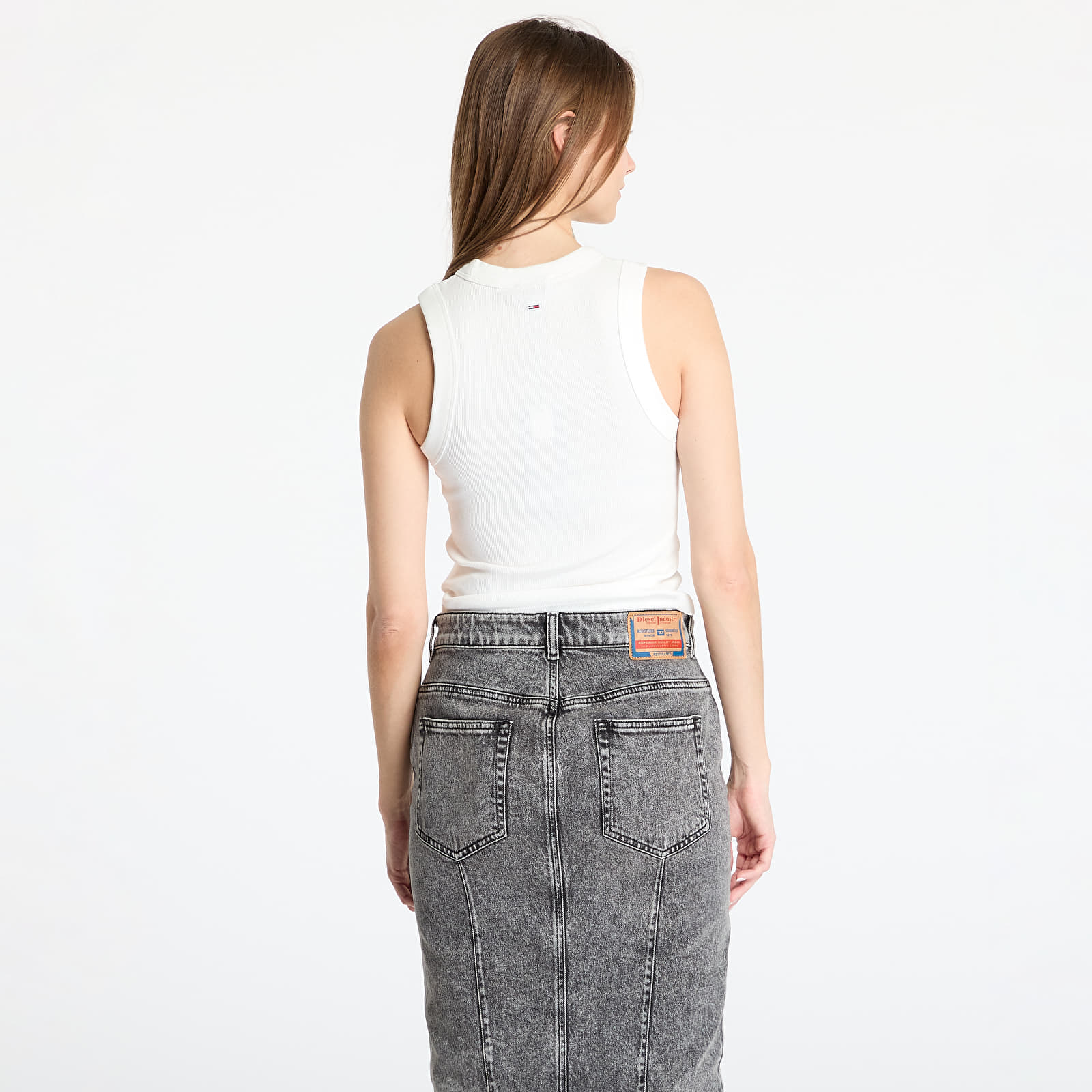 Veste Tommy Jeans Slim Sh Tj Bubble Tee White