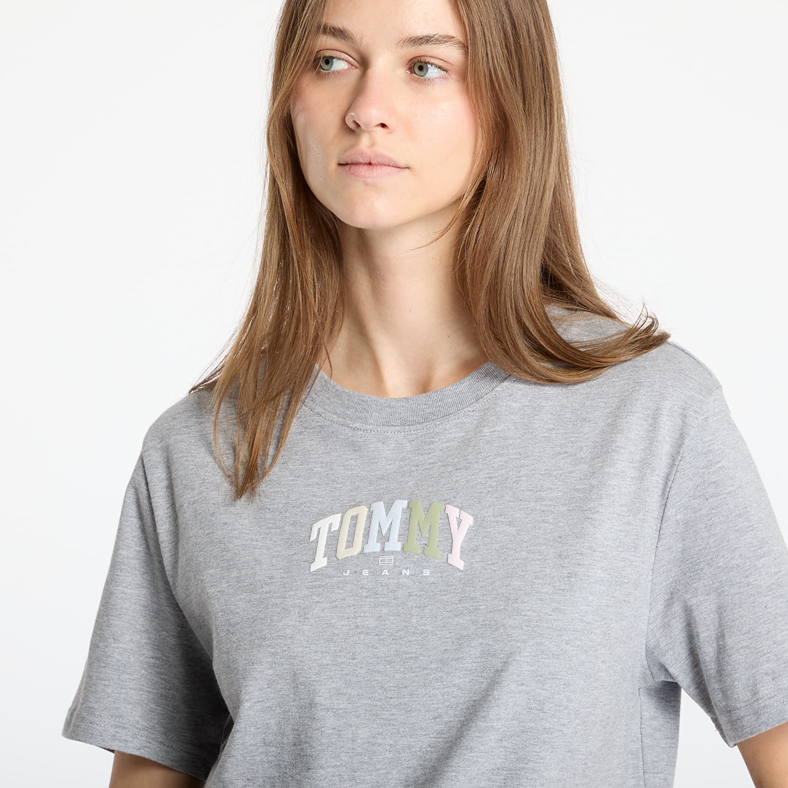 T-shirts Tommy Jeans Relaxed Color Varsity Tee Gray