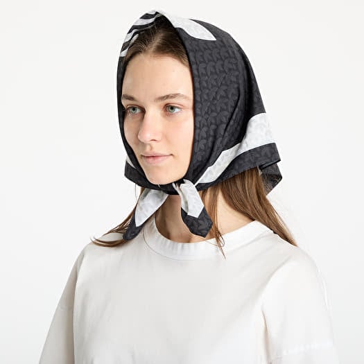 Šál adidas Trefoil Monogram Bandana Black/ Black/ White