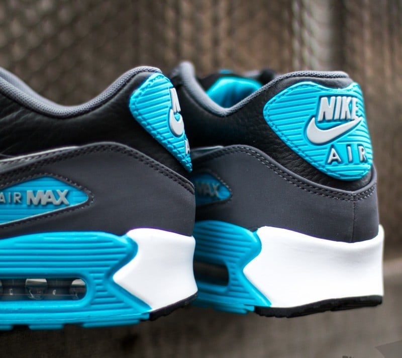 Batai Nike Air Max 90 Leather Black/Wolf Grey