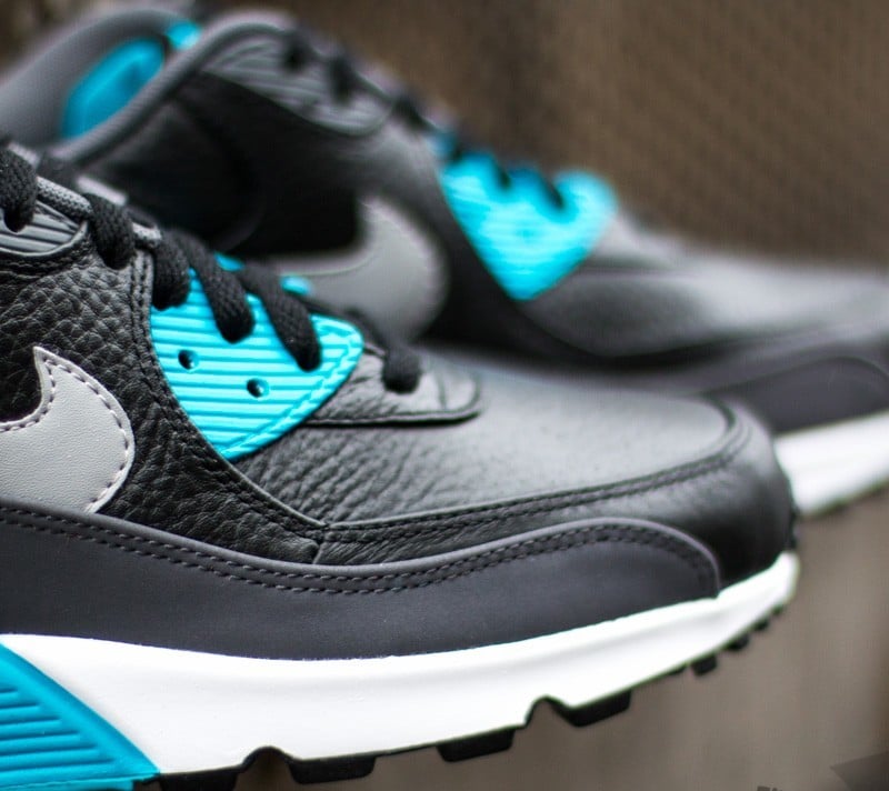 Batai Nike Air Max 90 Leather Black/Wolf Grey
