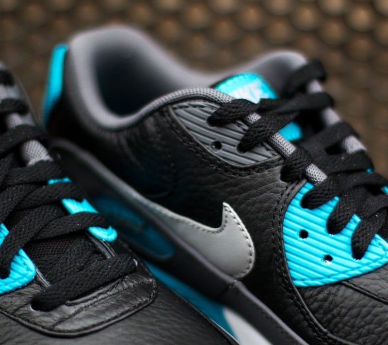 Batai Nike Air Max 90 Leather Black/Wolf Grey