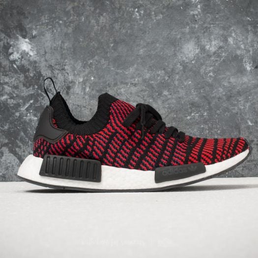Men s shoes adidas NMD R1 STLT Primeknit Red Core Black Red Blue Footshop