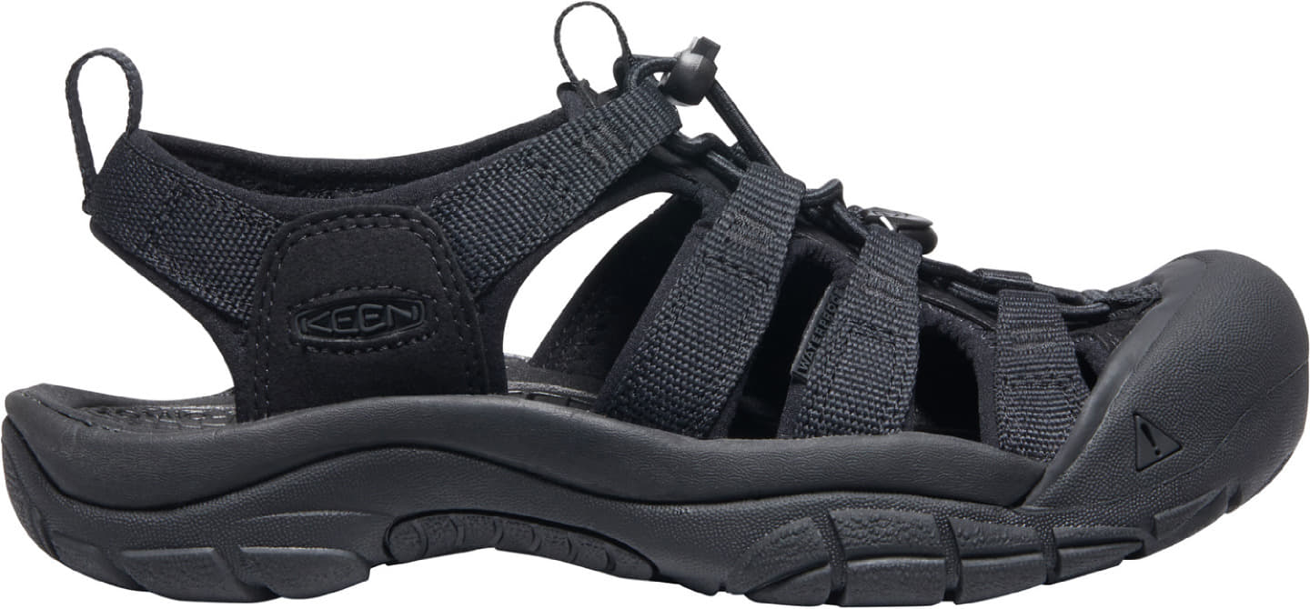 Sapatos de mulher KEEN Newport H2 Triple Black
