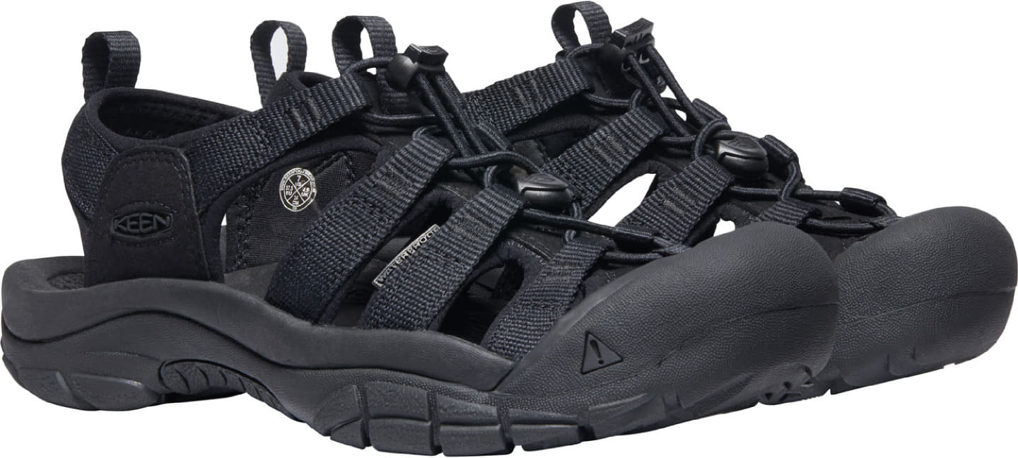 Sapatos de mulher KEEN Newport H2 Triple Black