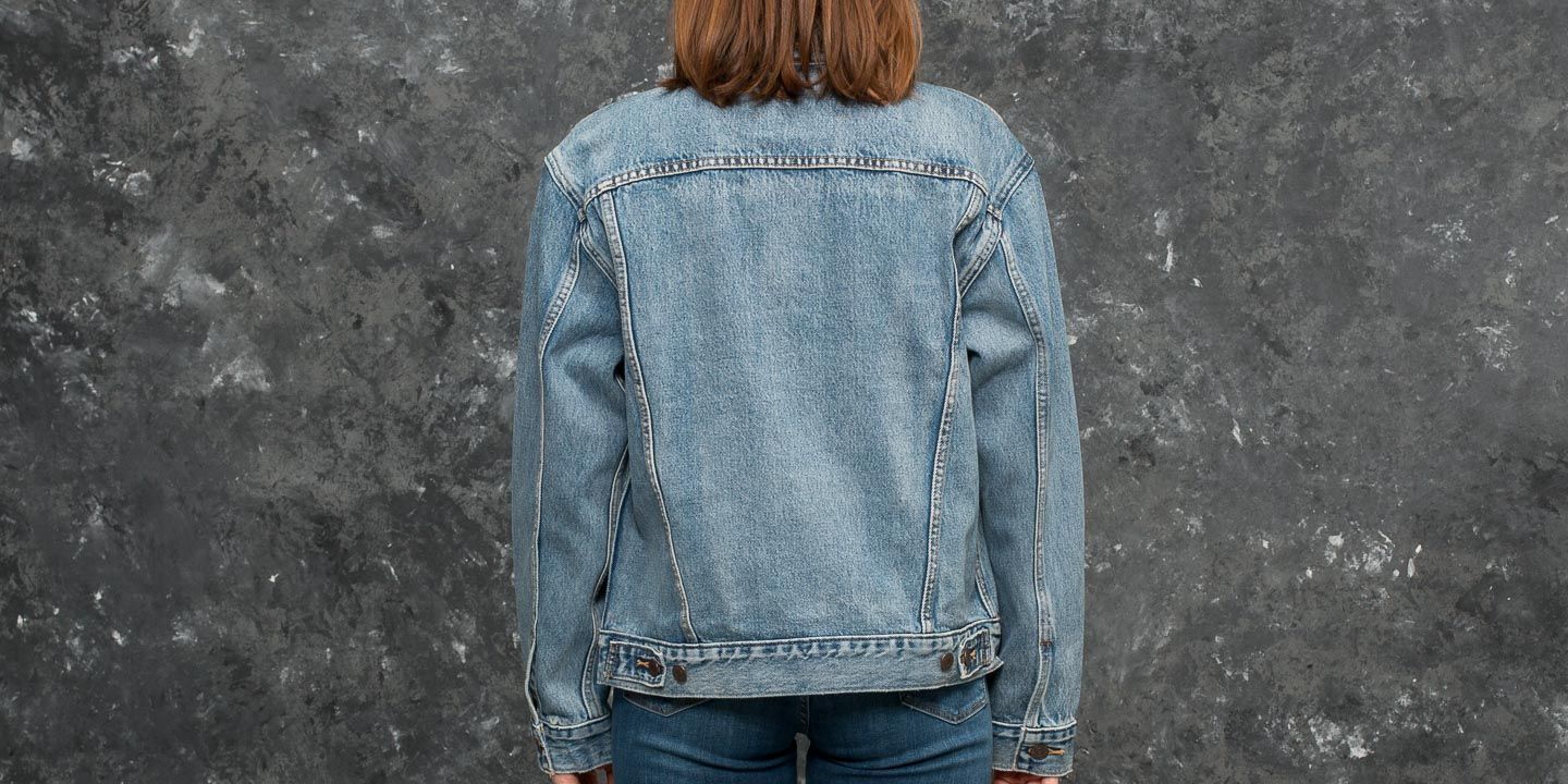 Jackets Levi s Exboyfriend Trucker Jacket Indigo Anthem Footshop