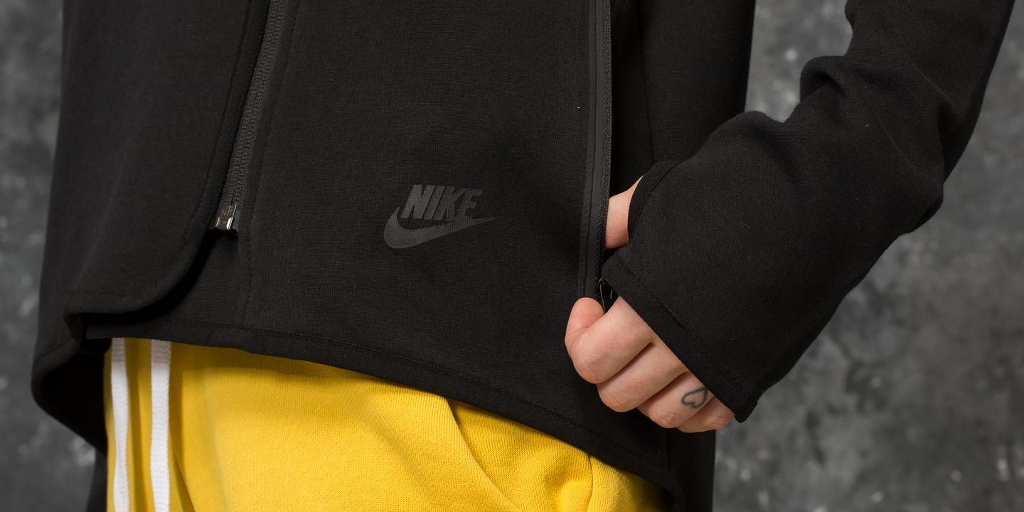 yellow and black tech fleece