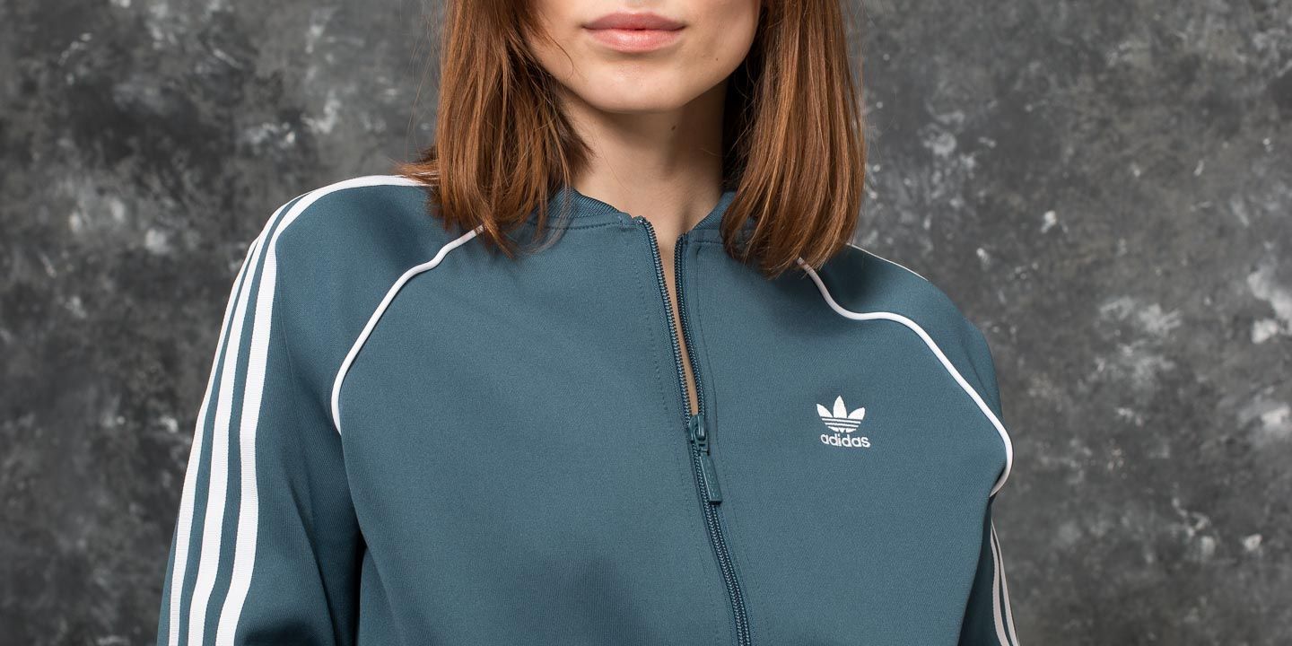 Sweatjacken und Sweatshirts adidas Superstar Tracktop Dark Steel