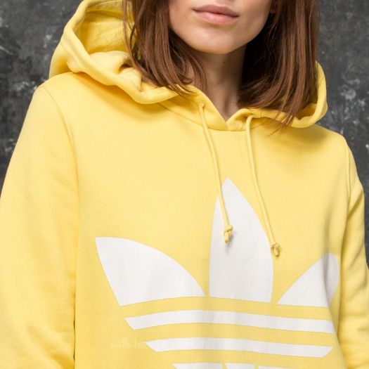 Fleece trefoil hoodie clearance