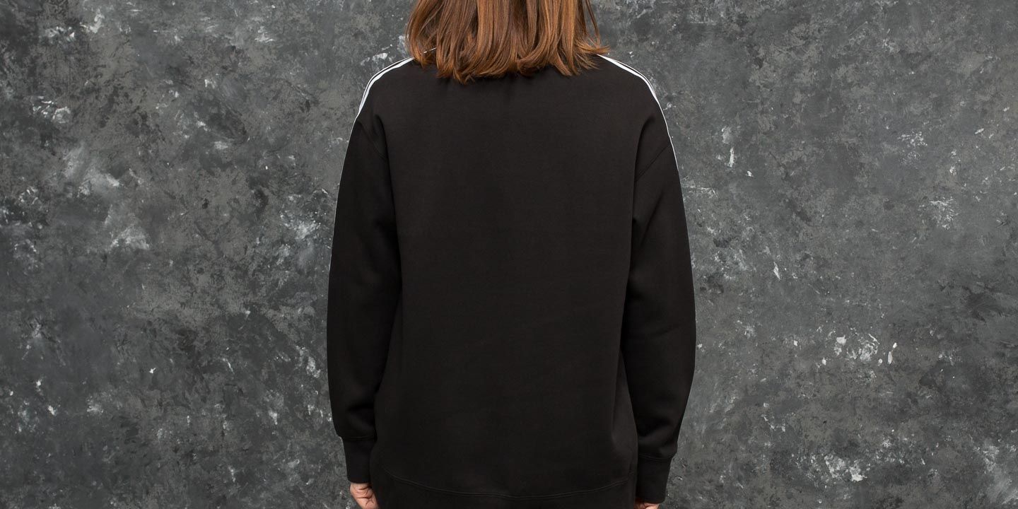 Hoodies en truien adidas Crew Sweater Black
