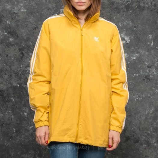Adidas yellow stadium jacket clearance