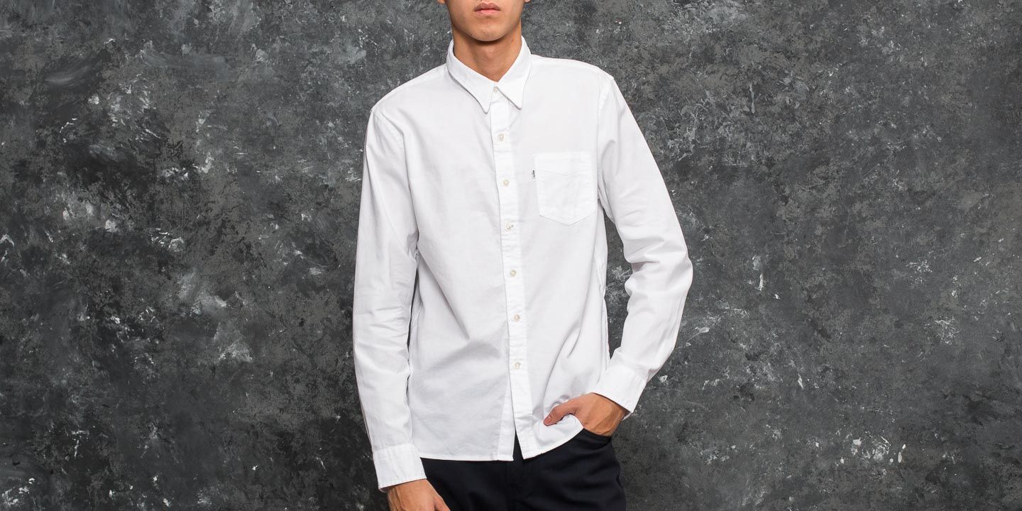 Hemden Levi's® Sunset One Pocket Shirt White