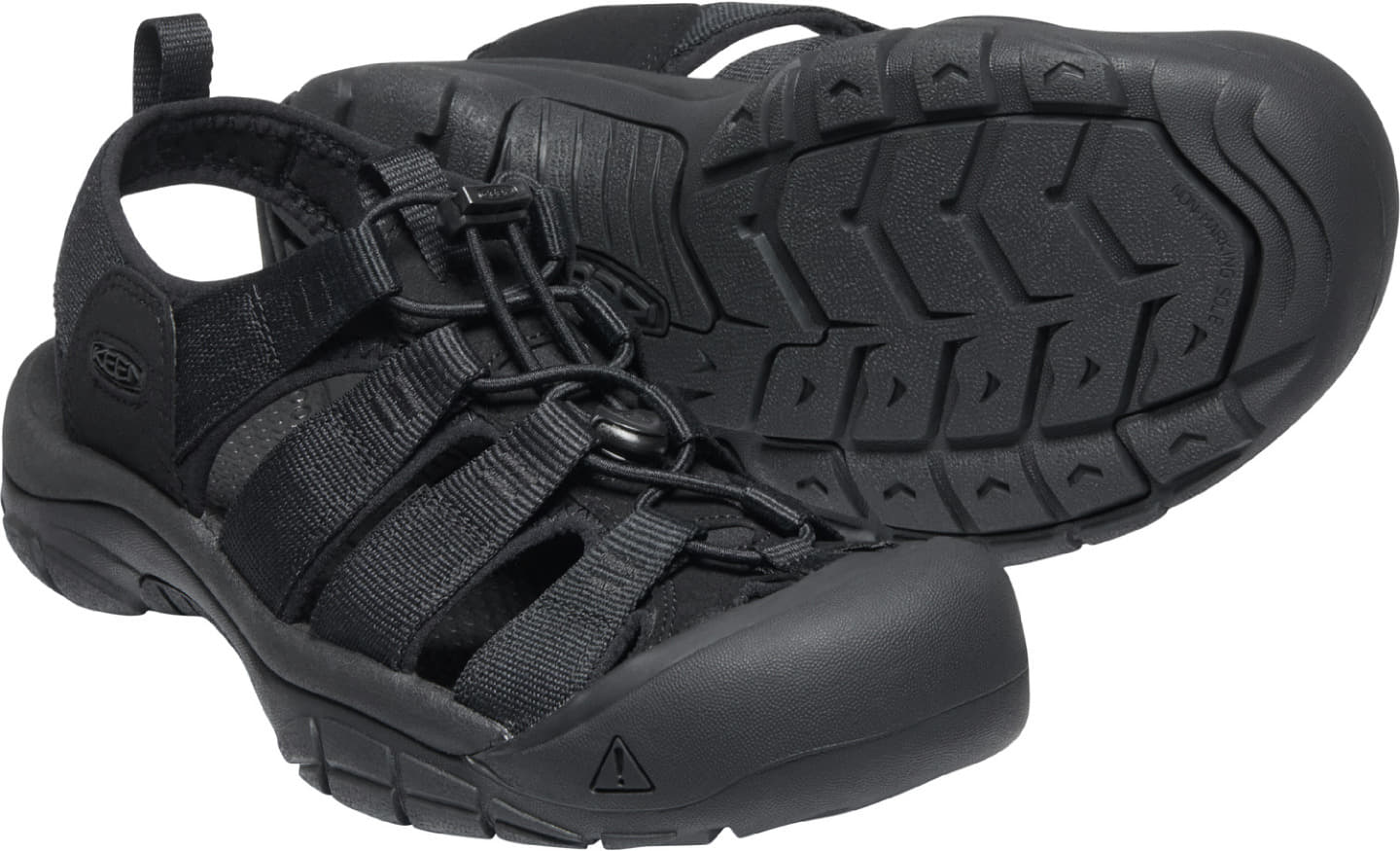 Sko til mænd KEEN Newport H2 Triple Black