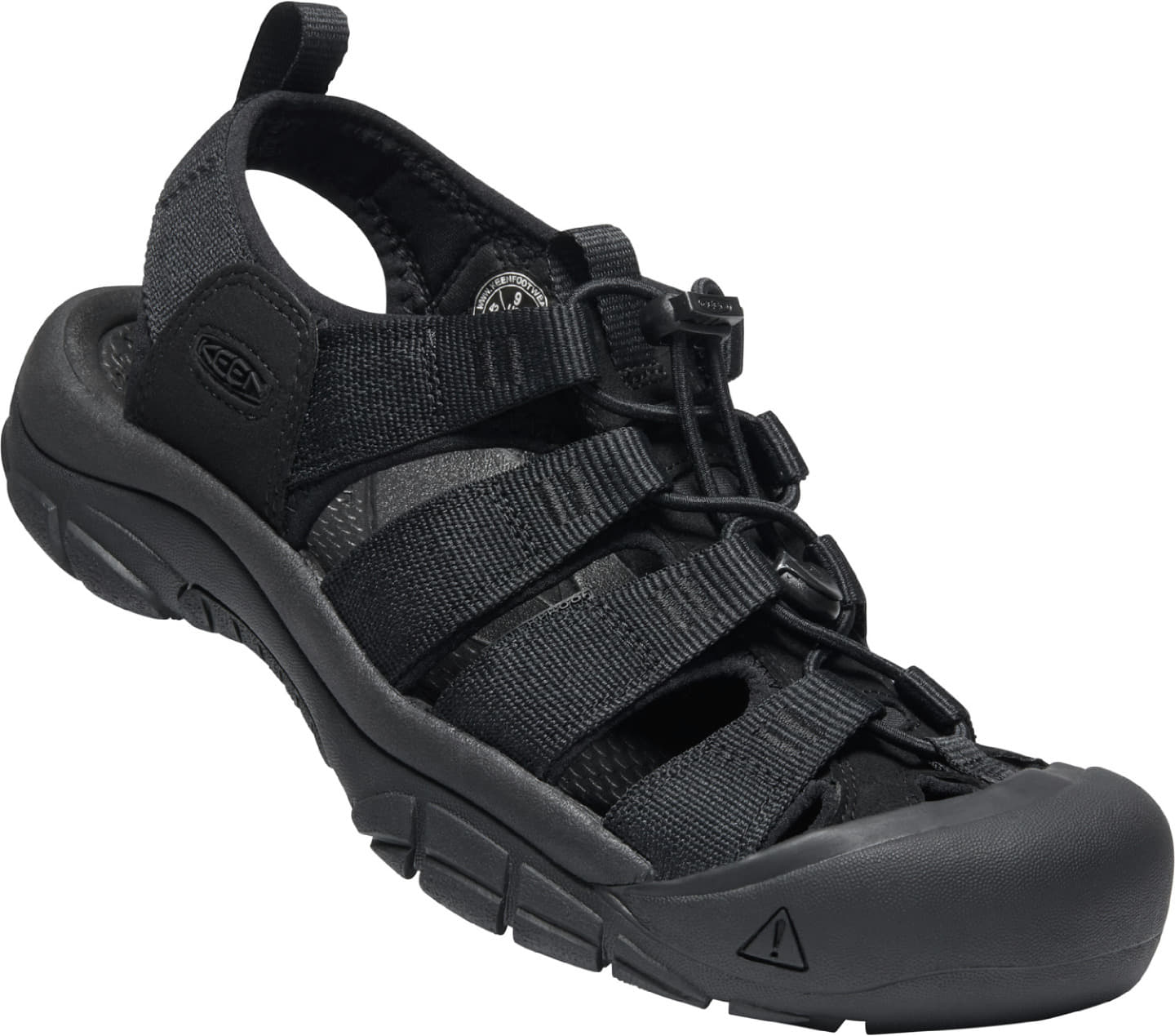 Sko til mænd KEEN Newport H2 Triple Black