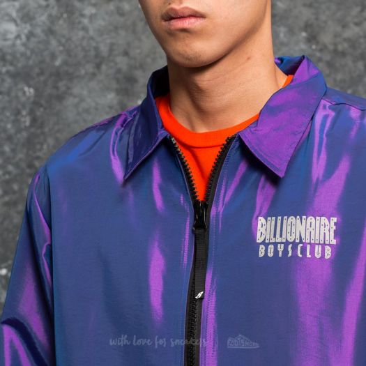 Jackets Billionaire Boys Club Iridescent Zip Jacket Purple | Footshop