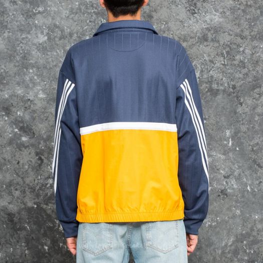 Jackets adidas Drill Pullover Noble Indigo Collegiate Gold Footshop