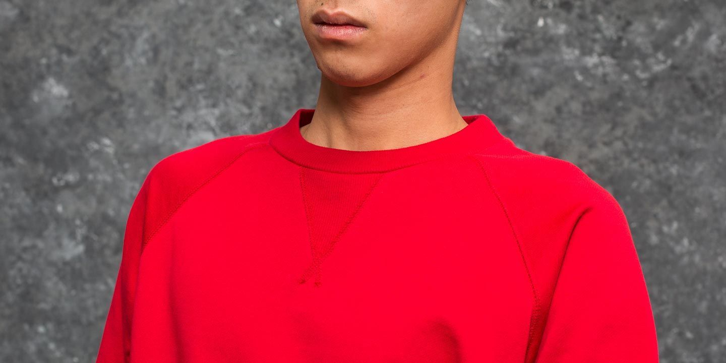 Mikiny Y-3 Classics LB Crew Sweat Chilli Pepper