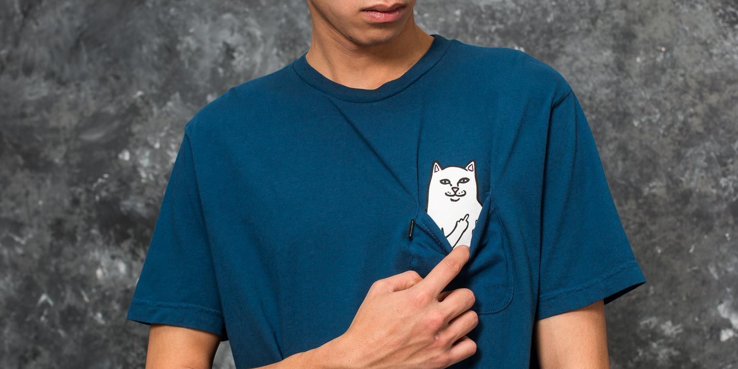 RIPNDIP Lord Nermal Tee Southern Blue | Footshop