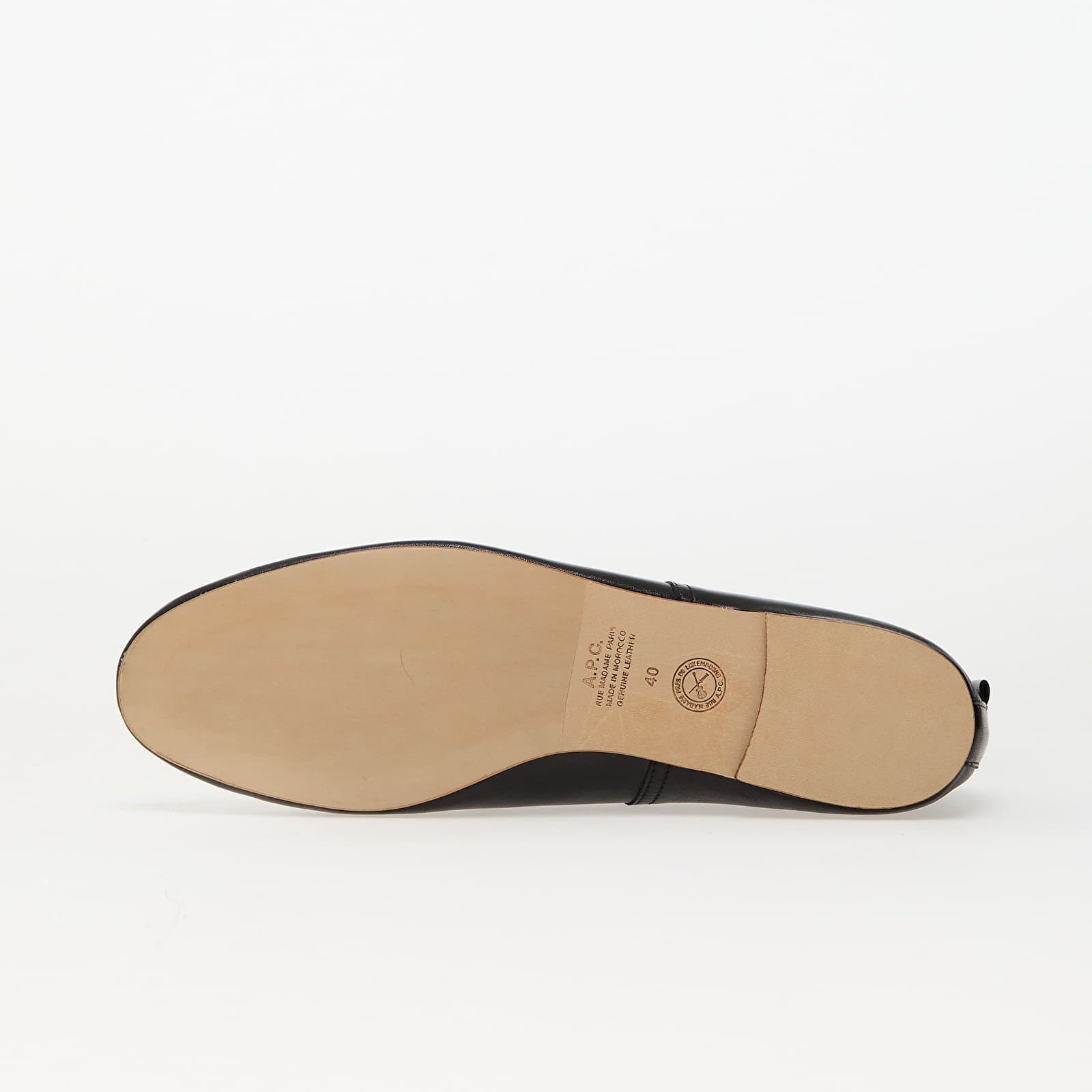 Buty damskie A.P.C. Swan Ballerines Black