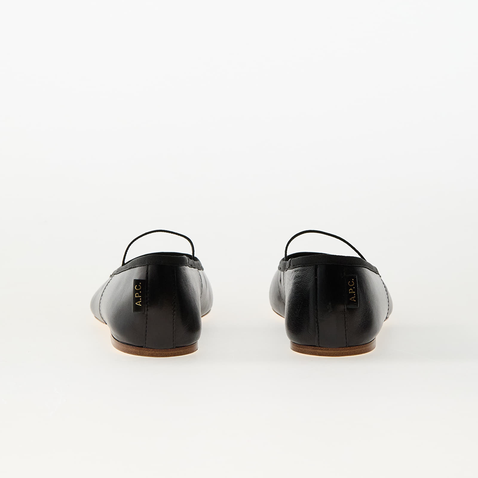 Buty damskie A.P.C. Swan Ballerines Black