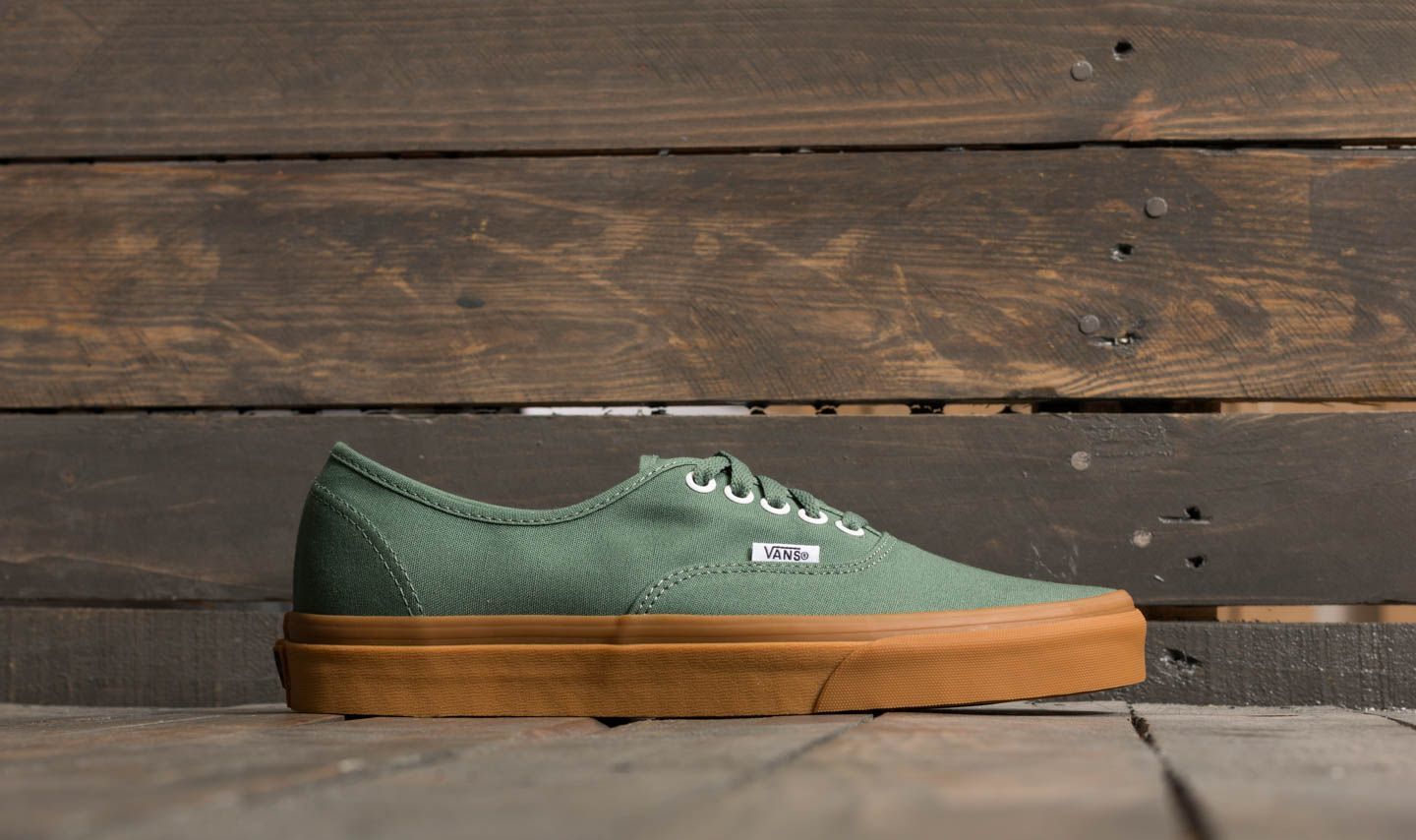 Men s shoes Vans Authentic Duck Green Gum Footshop