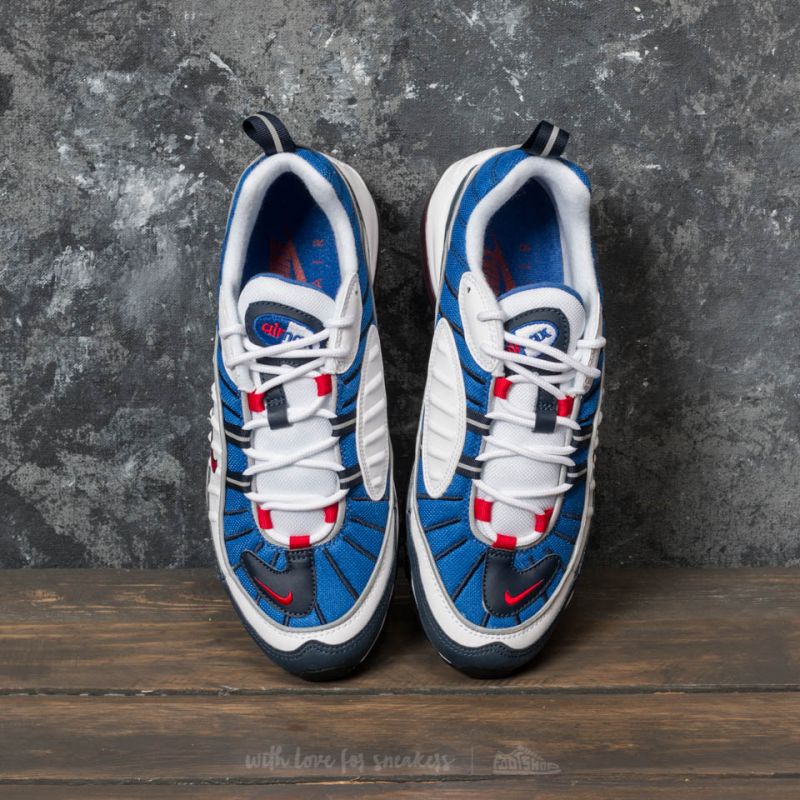 Nike Air Max 98 White/ University Red/ Obsidian | Footshop