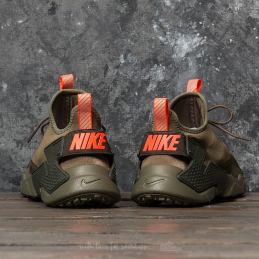 Women s shoes Nike Huarache Drift GS Medium Olive Total Crimson Footshop