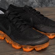 Men s shoes Nike Air Vapormax Flyknit Black Pop Anthracite Black Rush Orange Footshop